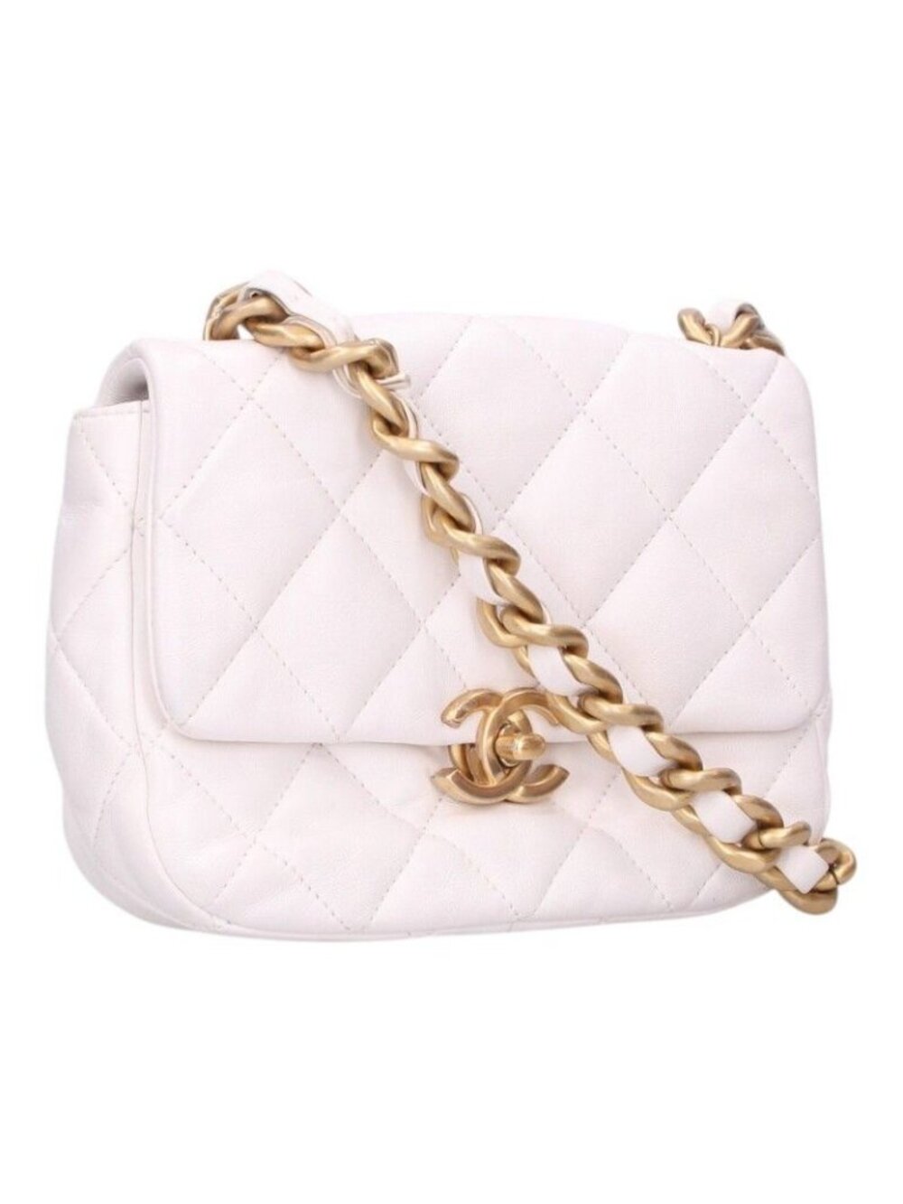 Chanel Mini Quilted Lambskin Chain Shoulder Bag